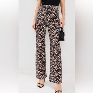 Reformation Cary High Rise Slouchy Straight Leg Jean Cheetah